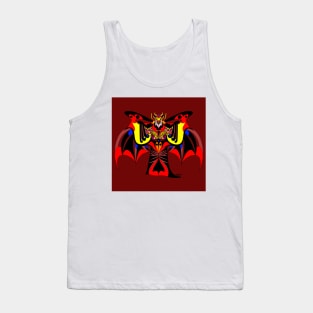 uukum soots demon lord of mayan ecopop pattern art kaiju Tank Top